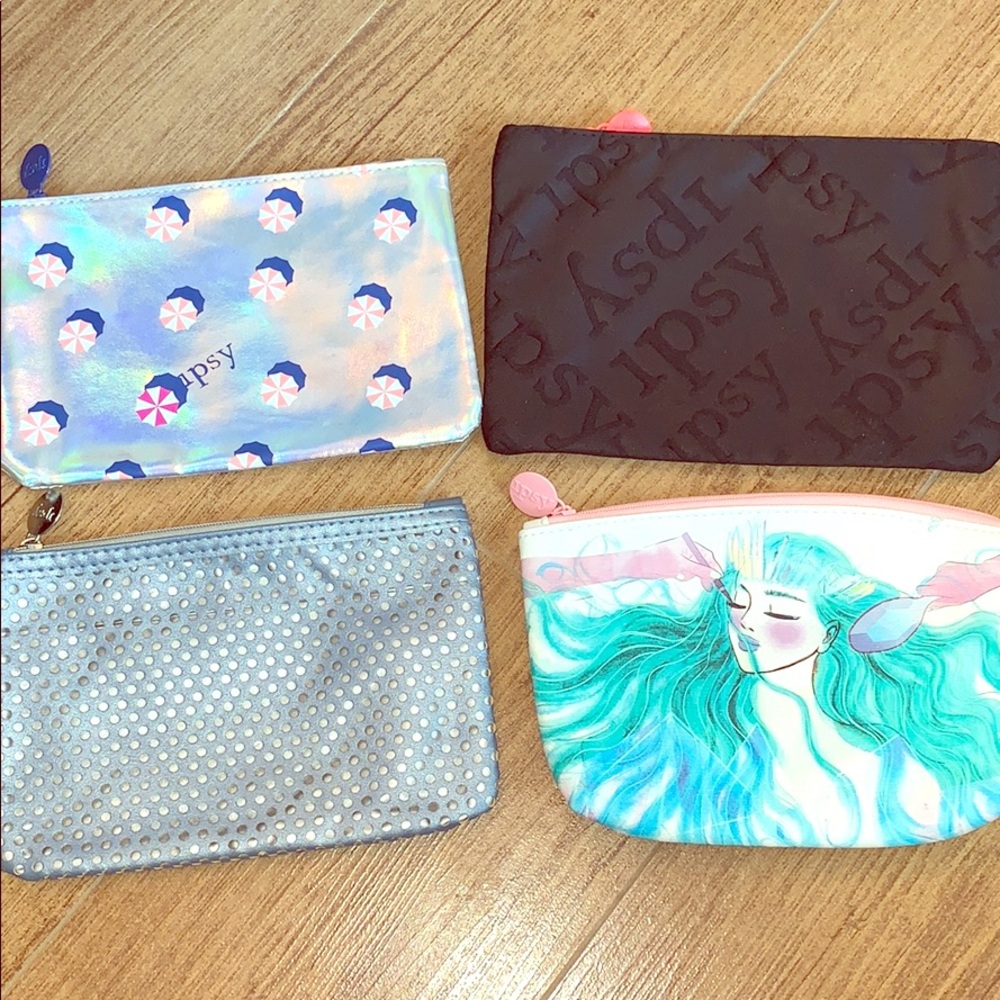 Ipsy cosmetic makeup bags!
